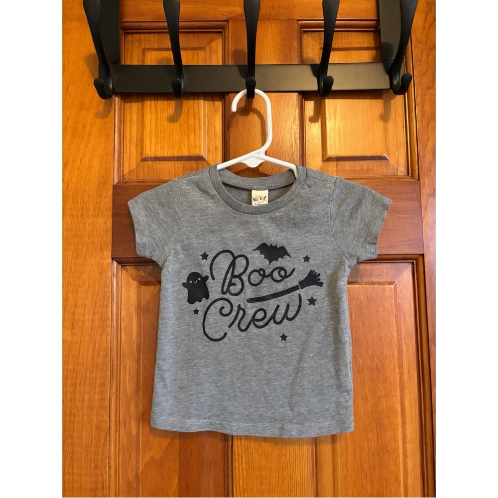 Boo Crew Halloween Shirt 6 MO